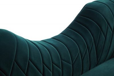 “The Elizabeth Taylor” Modern Green Velvet Sofa – SOLD OUT, NO ETA
