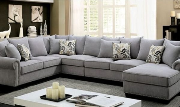 “The Gabrial” Cozy Grey Sectional – SOLD OUT, NO ETA