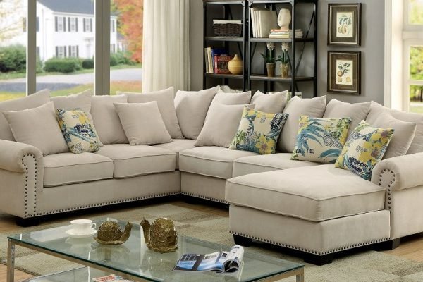 “The Gabrial” Cozy Ivory Sectional – COMING IN APRIL!